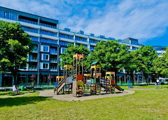 아파트 Porty B103 Nadmorskie Tarasy Pool Sauna Parking 코워브제크