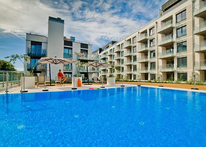 아파트 Porty B103 Nadmorskie Tarasy Pool Sauna Parking 코워브제크